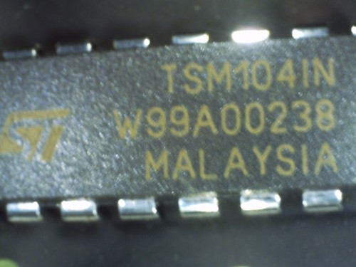 Tsm104in quad amp with - op,