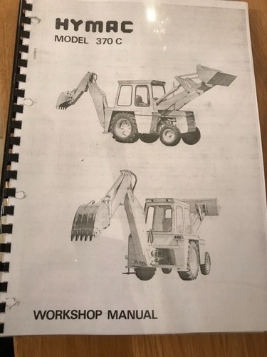 Hymac 370c workshop manual 170 - workshop,