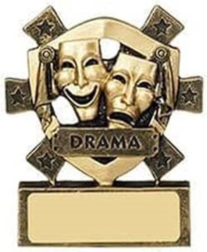 Drama trophy award 80mm - trophy,