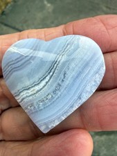 Blue lace agate crystal
