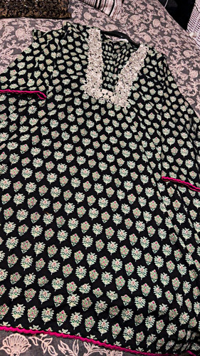 Women khaadi black printed - women’s,