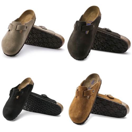 Birkenstock boston suede soft - birkenstock,
