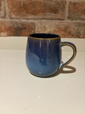 Gorgeous Fox & Ivy Blue Stoneware Mug Excellent Condition