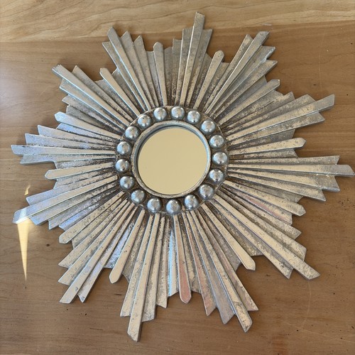 Vtg sunburst wall mirror - sunburst,