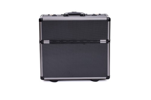 Aluminium black pilot case - aluminium,