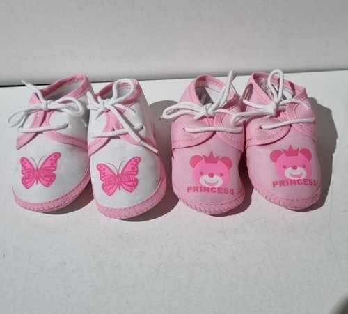 Pairs cotton pram shoes - 2,