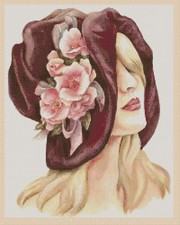 Art Deco Lady Cross stitch