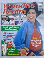  WOMEN'S REALM MAGAZINE VINTAGE FEB 1992 DI&FERGIE VG