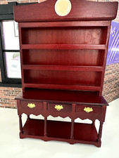 Dolls House Emporium Tall Mahogany Dining Room Dresser  1:12 Scale (409)