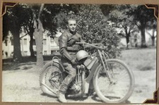 Antique vintage speedway race motorcycle J.A.P photograph original 30s 40s #19