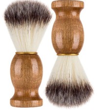 100% Pure Badger Hair Shaving Badger Brush for Men's For All Skin Types Wood