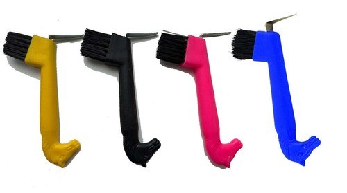Horse hoof pick brushes - hoof,