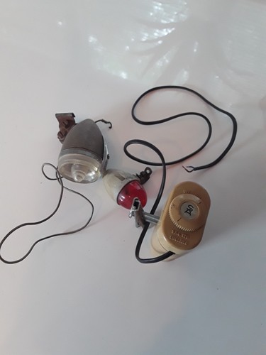 Vintage bicycle lamps and - bicycle,