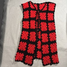 Granny Square Crochet Duster