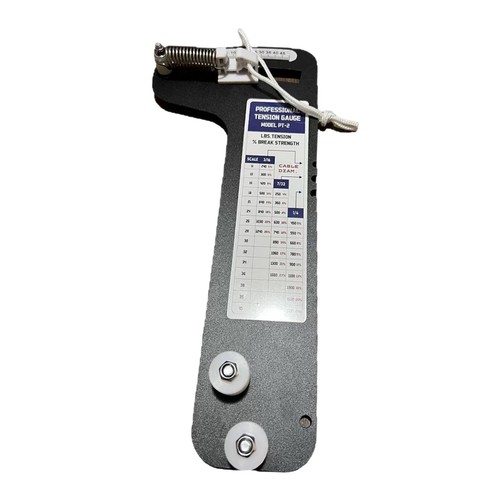 Sailboat rig tension - meter, –