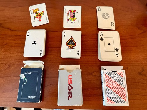 Vintage airline playing cards - vintage,