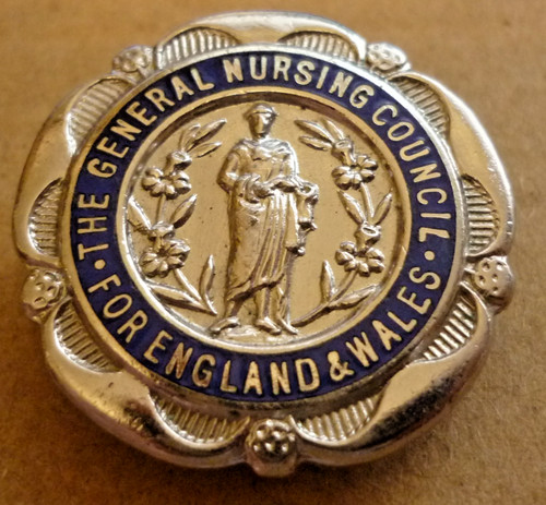 Vintage enamel badge general - enamel,
