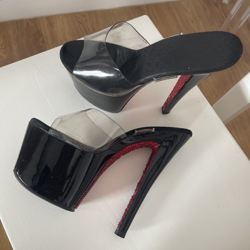 Pleaser red bottom - bottom, inch