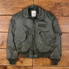 Vintage Military Jacket M CWU 45P Flight Aramid Green