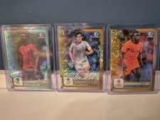 Topps Chrome Bowman Football Numbered Bundle X3