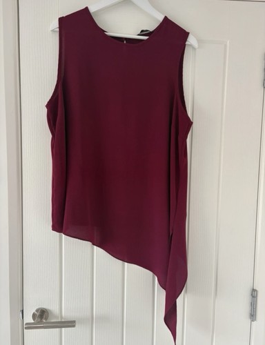Cerise purple chiffon - purple, top