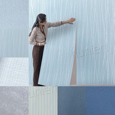 Mix Blue Plain Stripe Textured