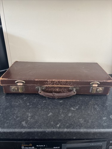 Vintage brown leather - vintage,