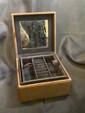 SMALL BRONZE FAUX LEATHER