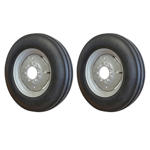 Pair front wheel tyres - of,