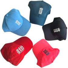3 Lions England Baseball style Cricket Cap adjustable to 54cm. Great gift to fan
