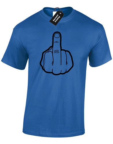 Middle finger mens shirt - middle,