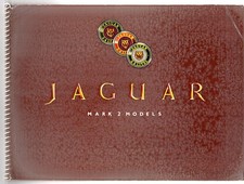 Jaguar Mark 2 1959-66 UK Market Spiral Bound Sales Brochure 2.4 3.4 3.8 Litre