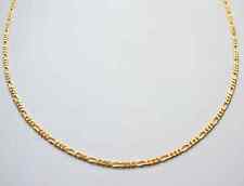 Chain Figaro 22" Necklace Gold