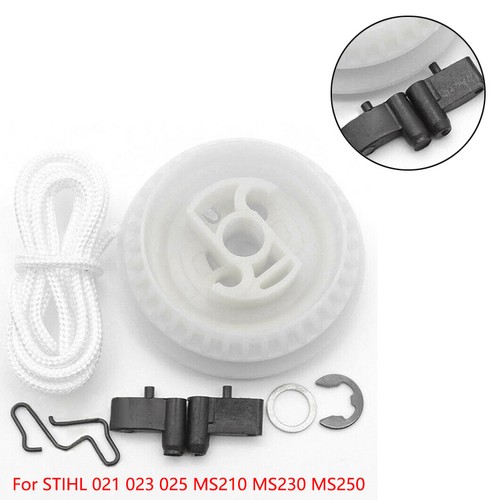 Recoil starter rope pulley - recoil,