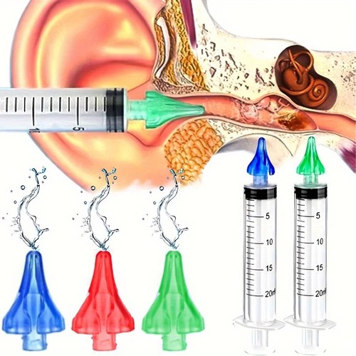 Ear wax removal syringe - wax, kit