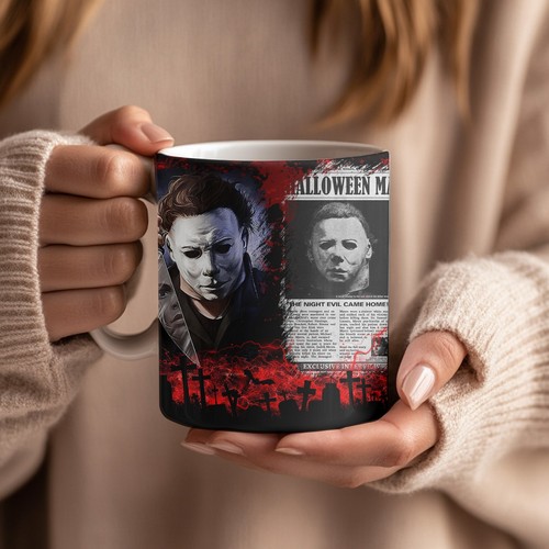 Michael myers horror ceramic - michael,
