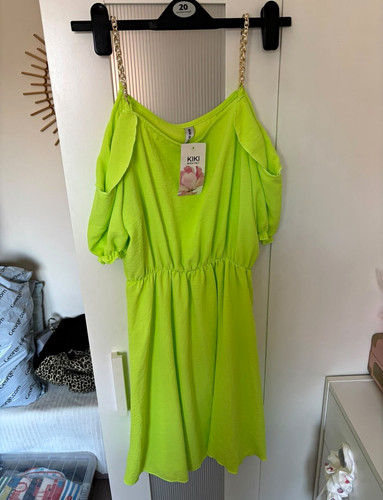 Green line dress - one, size