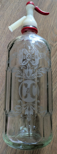 Vintage soda siphon cantrell - soda, &