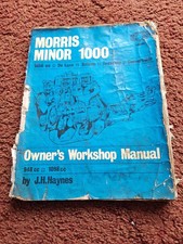MORRIS MINOR 1000 SALOON TRAVELLER TOURER VAN PICK-UP '56-71 OWNER REPAIR MANUAL