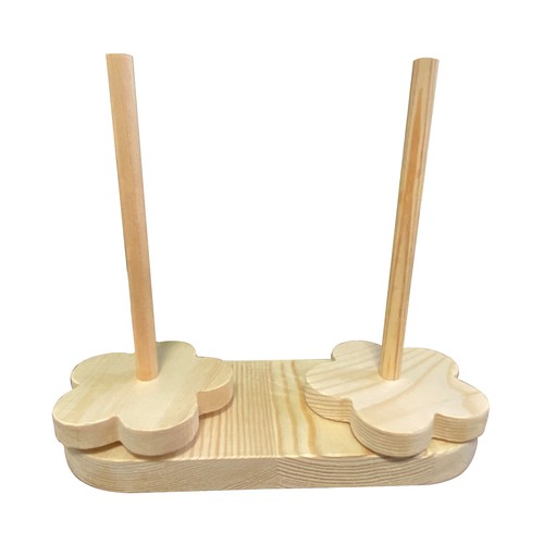 Wooden yarn holder plum - yarn,