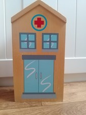 Wooden Playhouse Hospital Doctors and Nurses