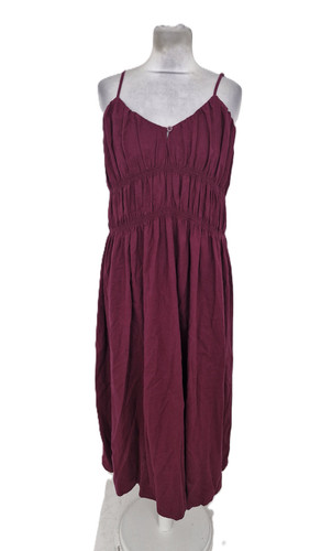 Women dress raspberry - m&s,