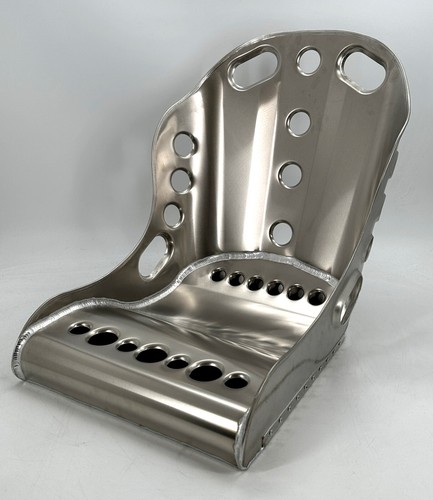 Aluminium bucket seat low top - aluminium,
