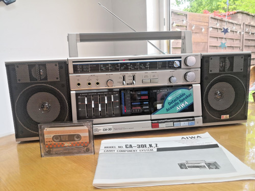 Aiwa boombox retro - aiwa,
