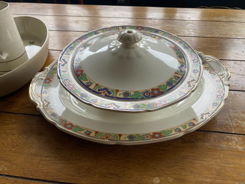 Platter plate vegetable tureen - platter,