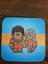 Baywatch blue coaster 