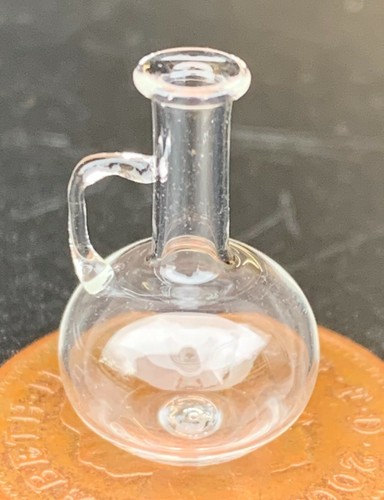 Doll house glass - doll, perfume
