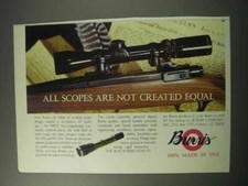 1986 Burris Scopes Ad - Not