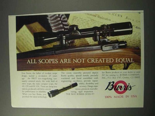1986 burris scopes not - ad,