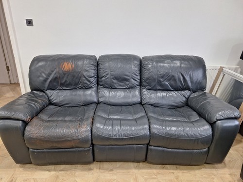 Harveys leather sofas - 3, 2